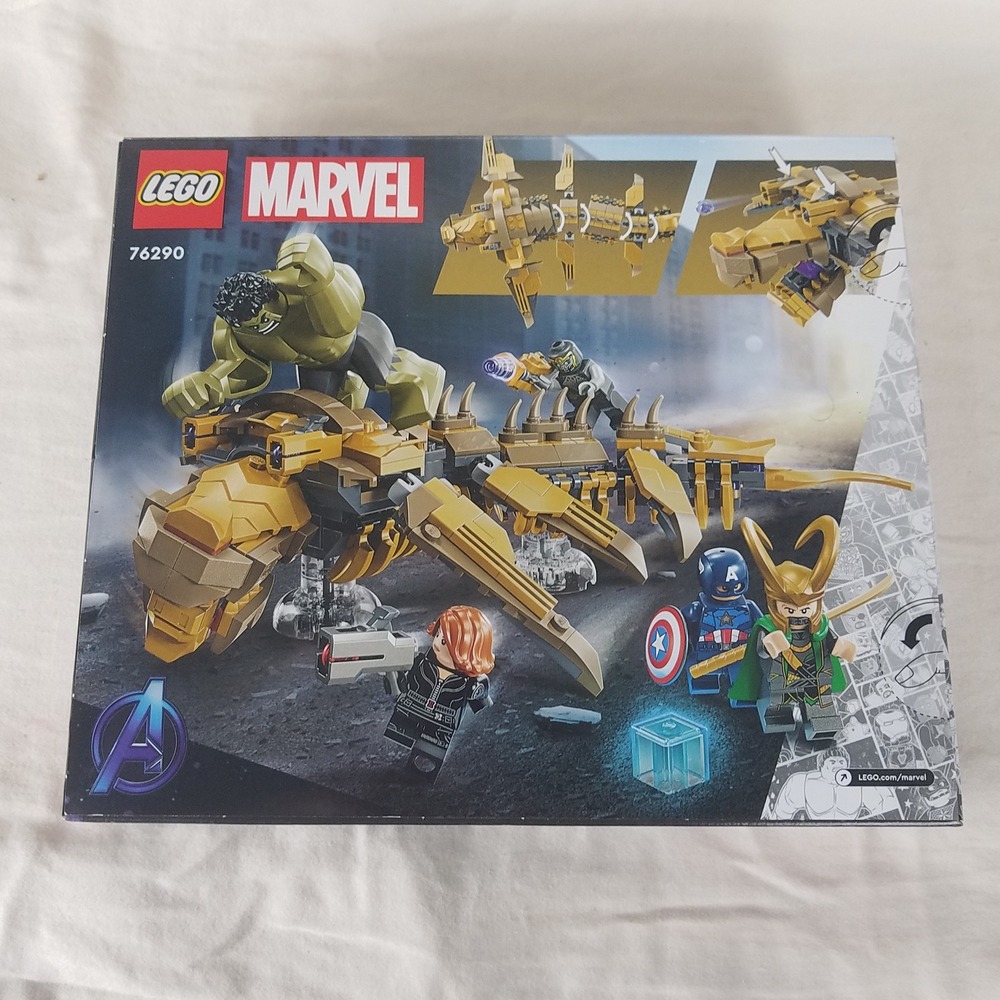 LEGO Marvel 76290 The Avengers vs The Leviathan Set New Hulk Loki Black Widow
